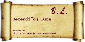 Bezerédj Luca névjegykártya